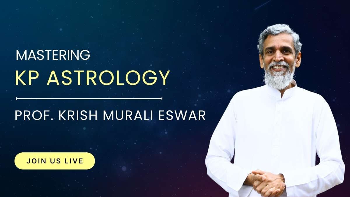 KP Astrology with Prof. Krish Murali Eswar