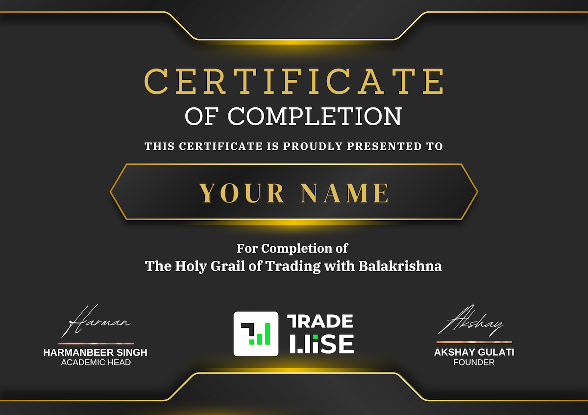 The Holy Grail of Trading with Balakrishna 
